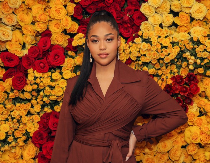 Jordyn Woods at the 2019 Golden Globe Awards luncheon