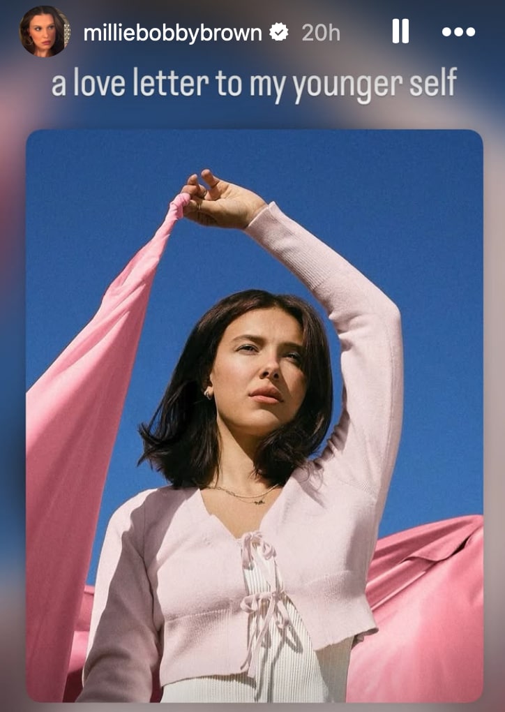 Millie Bobby Brown returns to her natural short brown hairstyle after going blonde and red