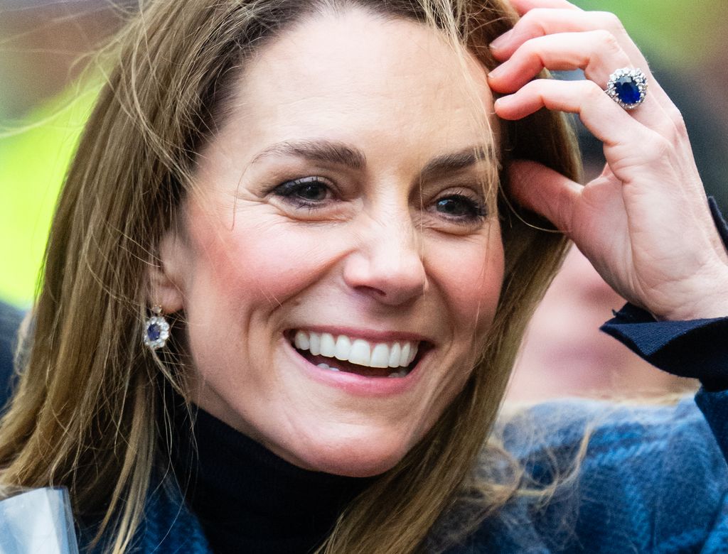 Catherine, Princess of Wales visits Radical Weavers, a working hand-weaving studio and independent charity that aims to help tackle social isolation and support people affected by trauma by offering the opportunity to learn traditional Scottish tartan-weaving skills, on January 20, 2026 in Stirling, Scotland. The Prince and Princess of Wales visited Stirling and Falkirk today to highlight Scottish heritage traditions and the ways in which they connect communities. (Photo by Samir Hussein/WireImage)