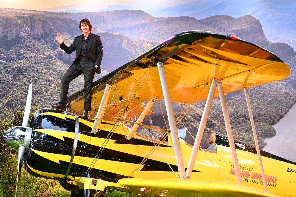 Tom Cruise attends the "Mission: Impossible - The Final Reckoning" Global Premiere in Leicester Square on May 15, 2025 in London, England.