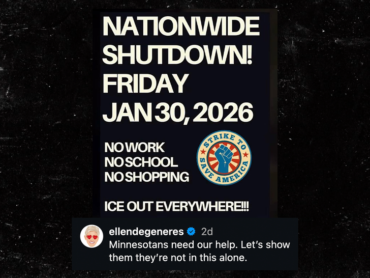 ellen degeneres ice insta