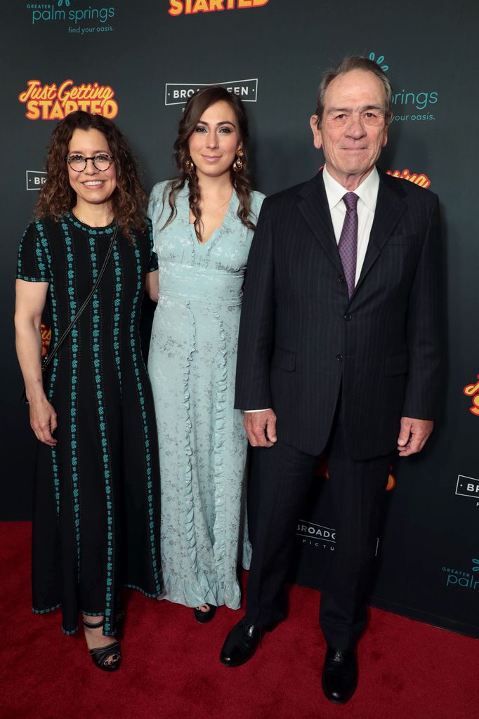 Dawn Laurel-Jones, Victoria Jones, Tommy Lee Jones  in 2017