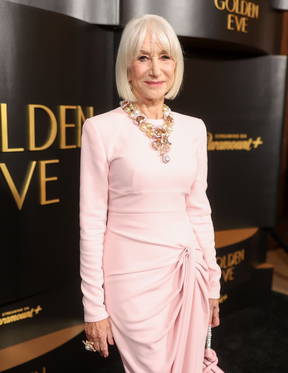 Helen Mirren at Golden Eve: The Golden Globes Honor Helen Mirren & Sarah Jessica Parker at The Beverly Hilton on January 06, 2026 in Beverly Hills, California. (Photo by Christopher Polk/Penske Media via Getty Images) 