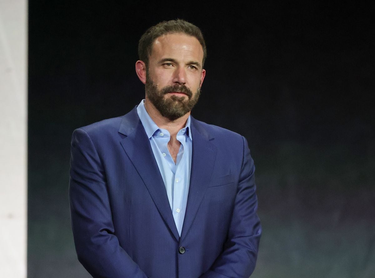 LAS VEGAS, NEVADA - APRIL 02: Ben AffleckÂ promotes the upcoming film "The Accountant 2" at the Amazon MGM Studios presentation during CinemaCon, the official convention of Cinema United, at The ColosseumÂ at Caesars Palace on April 02, 2025 in Las Vegas, Nevada. (Photo by Ethan Miller/Getty Images) 