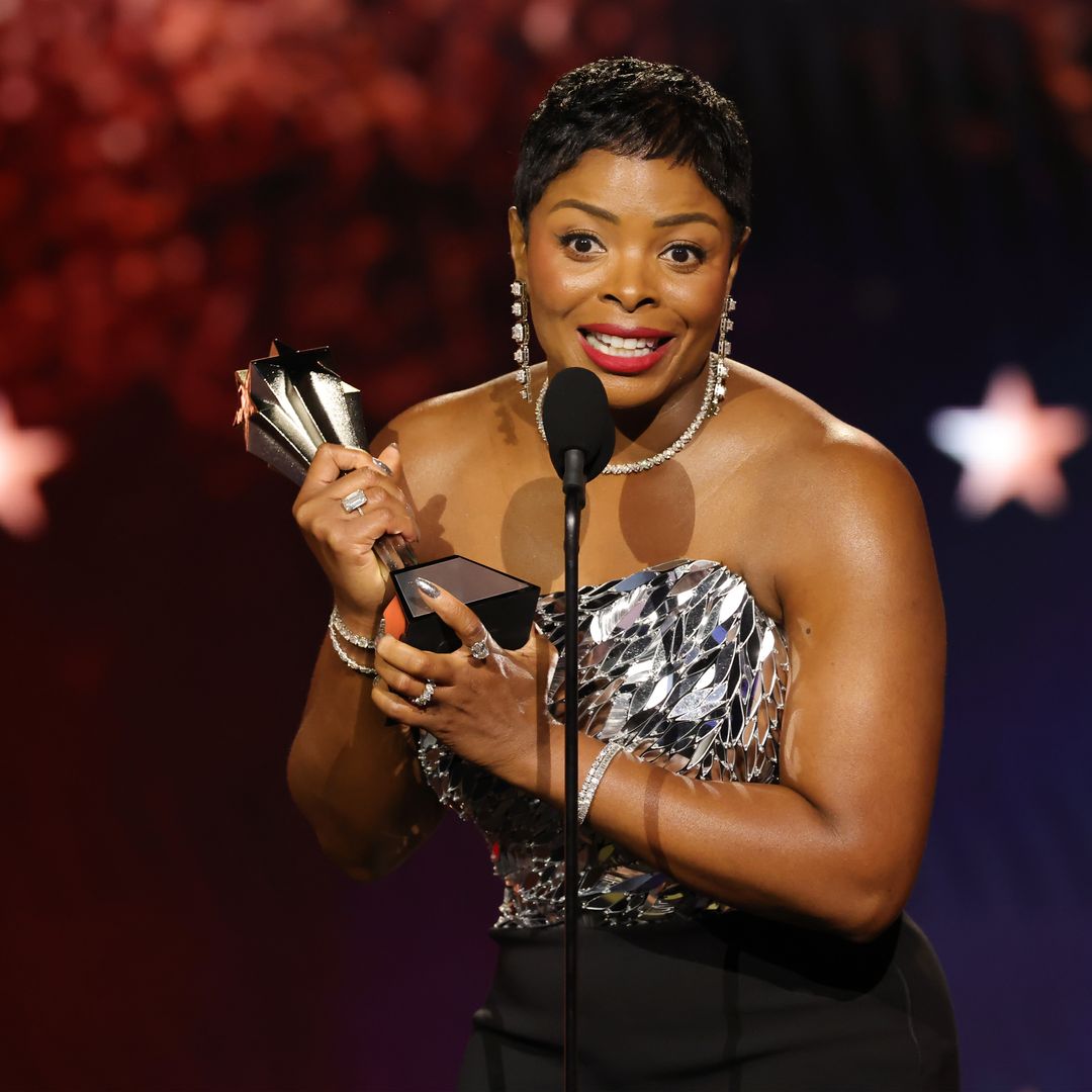 Janelle James, winner of the Best Supporting Actress in a Comedy Series Award for "Abbott Elementary", speaks onstage during the 31st Annual Critics Choice Awards at Barker Hangar on January 04, 2026 in Santa Monica, California.