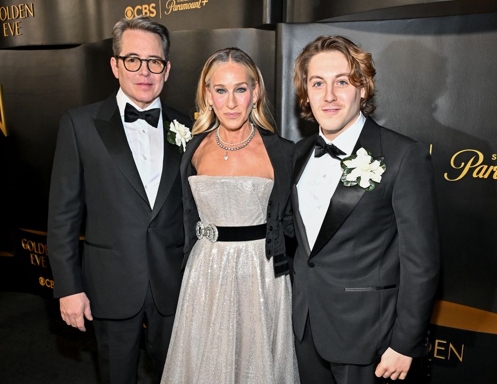 Matthew Broderick, Sarah Jessica Parker and James Wilkie Broderick  red carpet