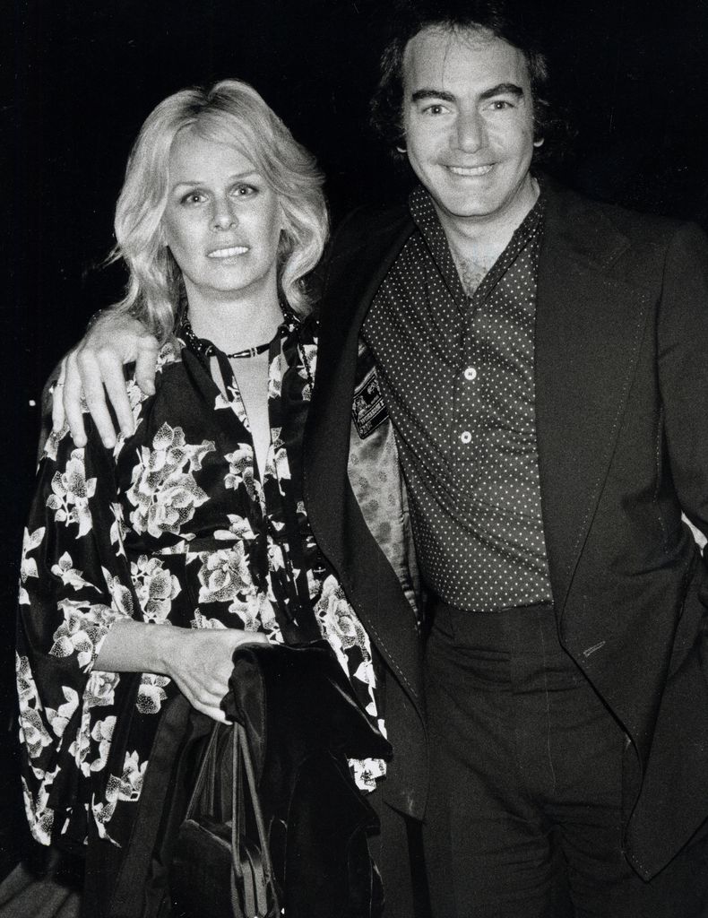 Marcia Diamond and Neil Diamond during Steve Martin Opening at The Roxy - January 30, 1977 