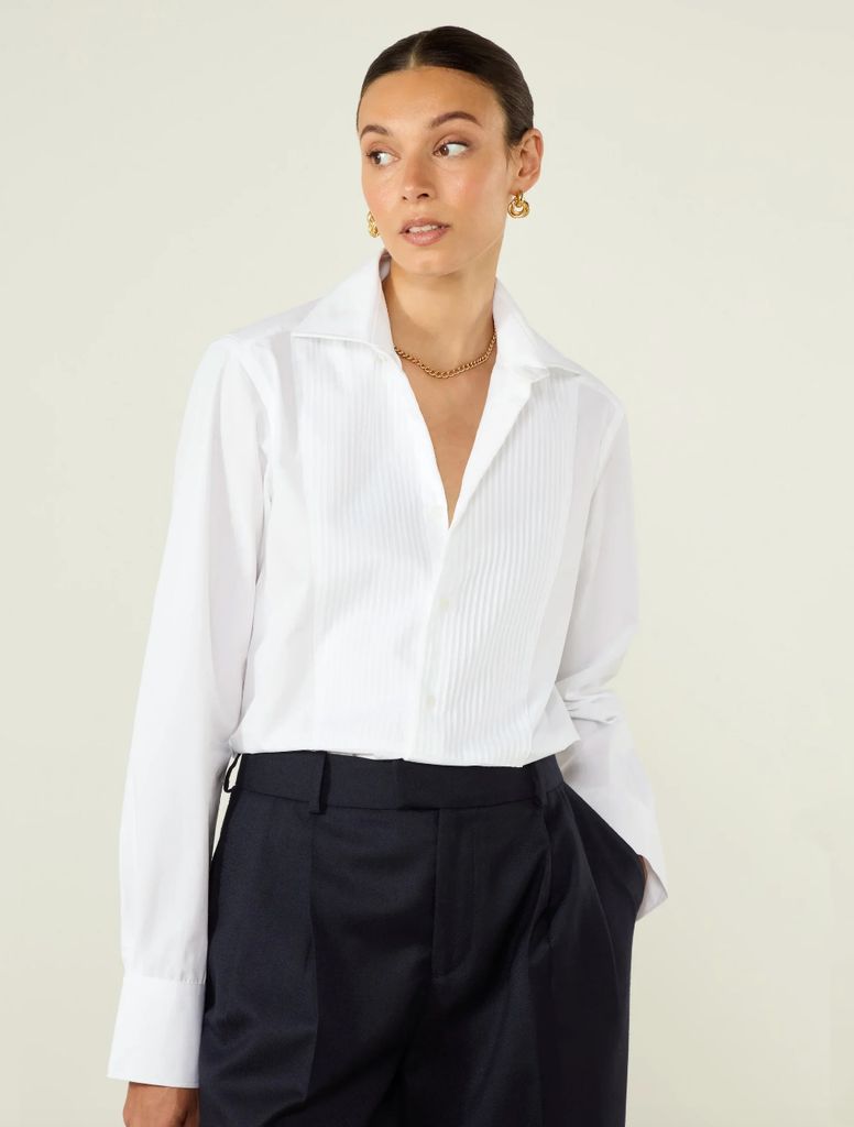 With Nothing Underneath white shirt