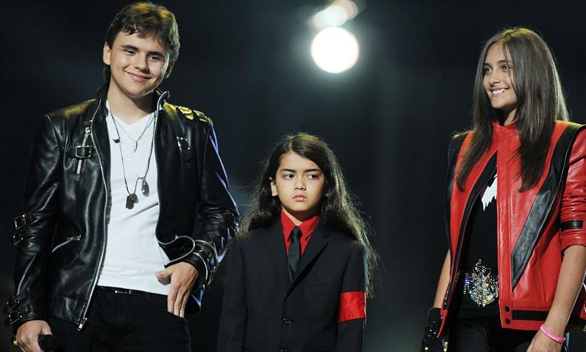Paris, Prince y Bigi (Blanket), hijos de Michael Jackson