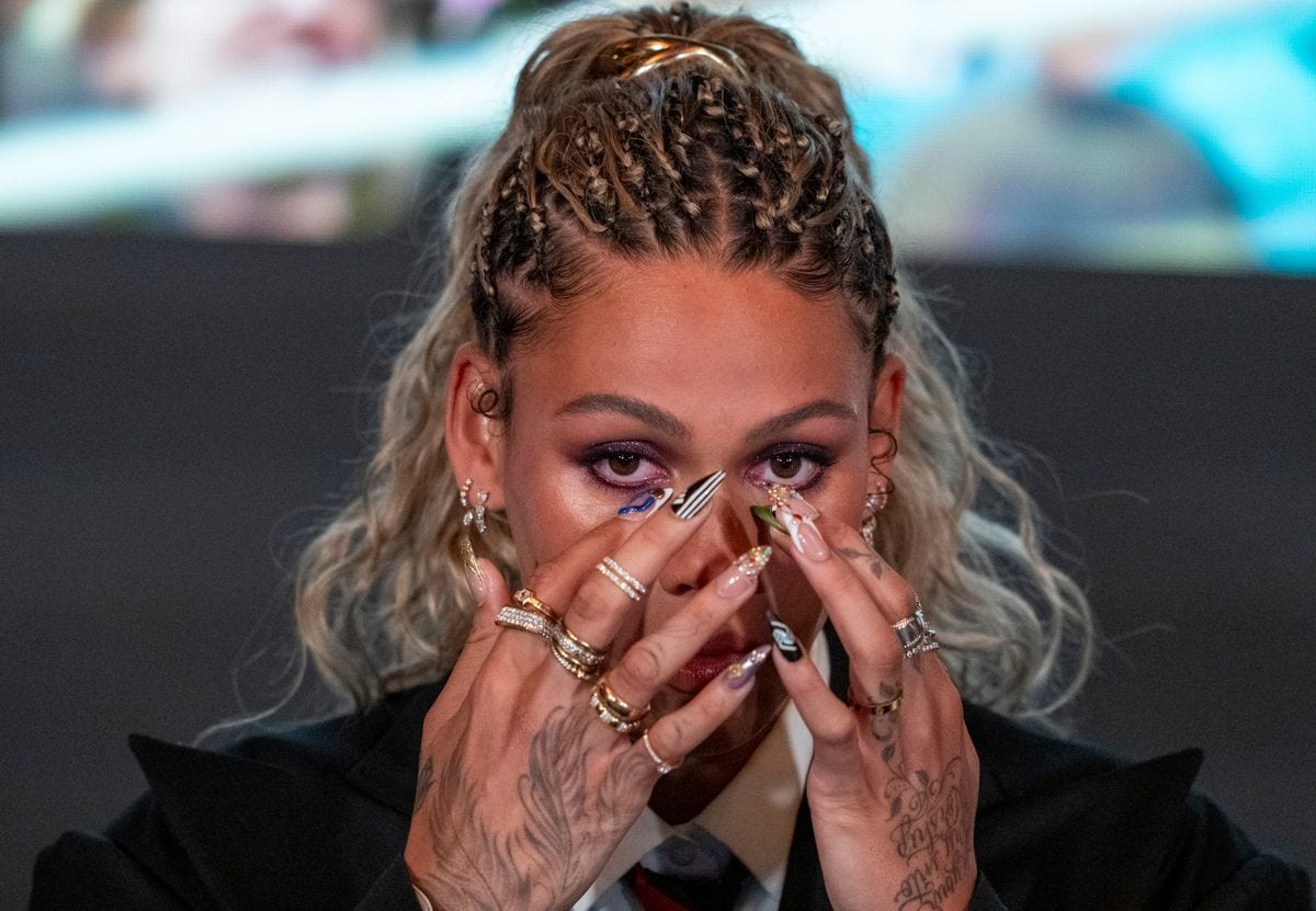 Trinity Rodman of the United States announces her re-signing with her club team, the Washington Spirit.