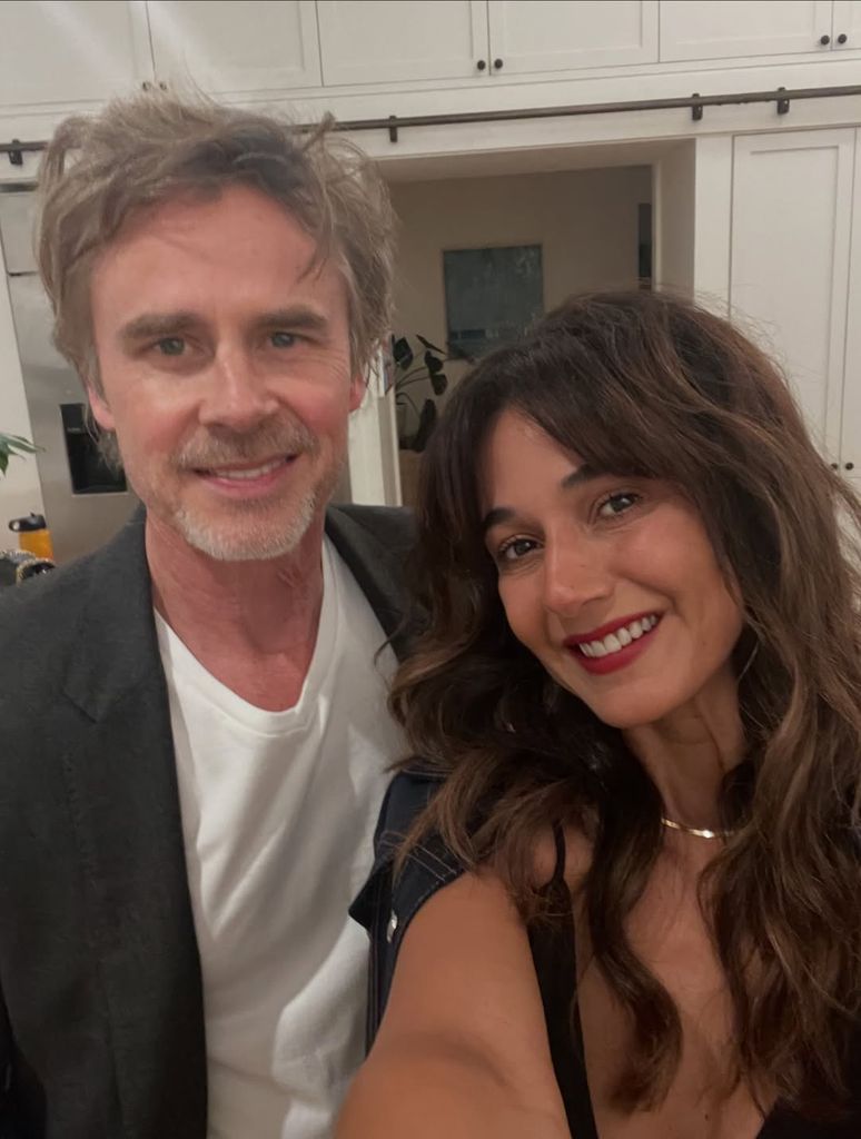 Sam Trammell and Emmanuelle Chriqui