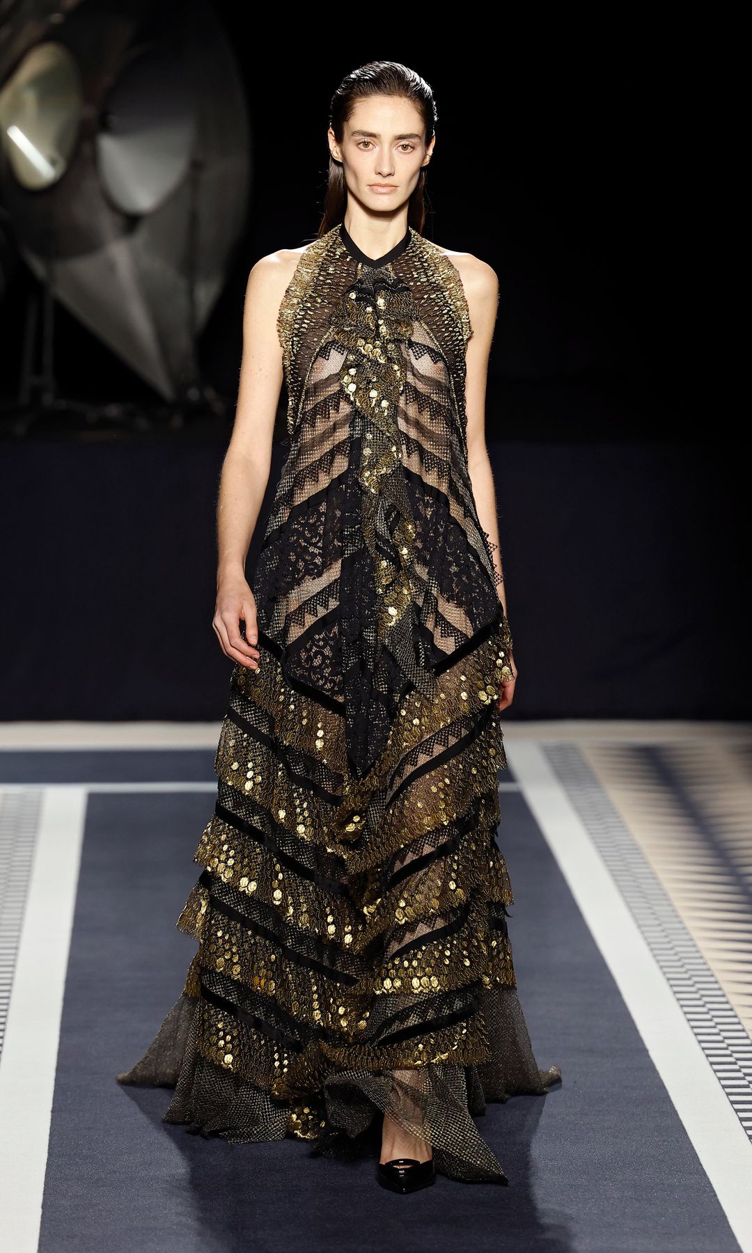 Lanvin Menswear Fall-Winter 2025/2026 show as part of Paris Fashion Week on January 26, 2025