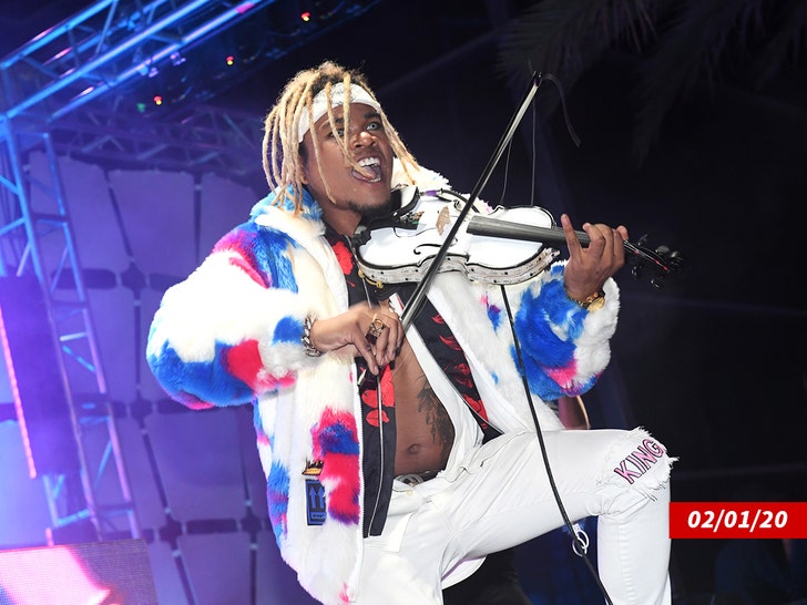 Violinist Brian King Joseph getty