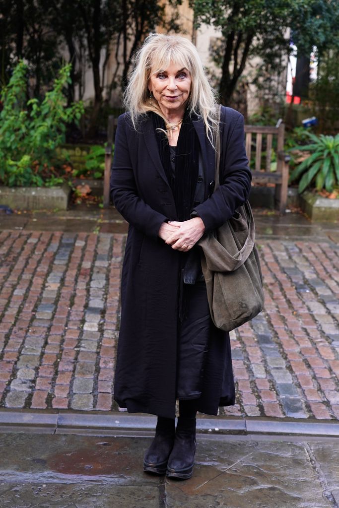 Helen Lederer arrives for a service of thanksgiving for Dame Jilly Cooper at Southwark Cathedral, London