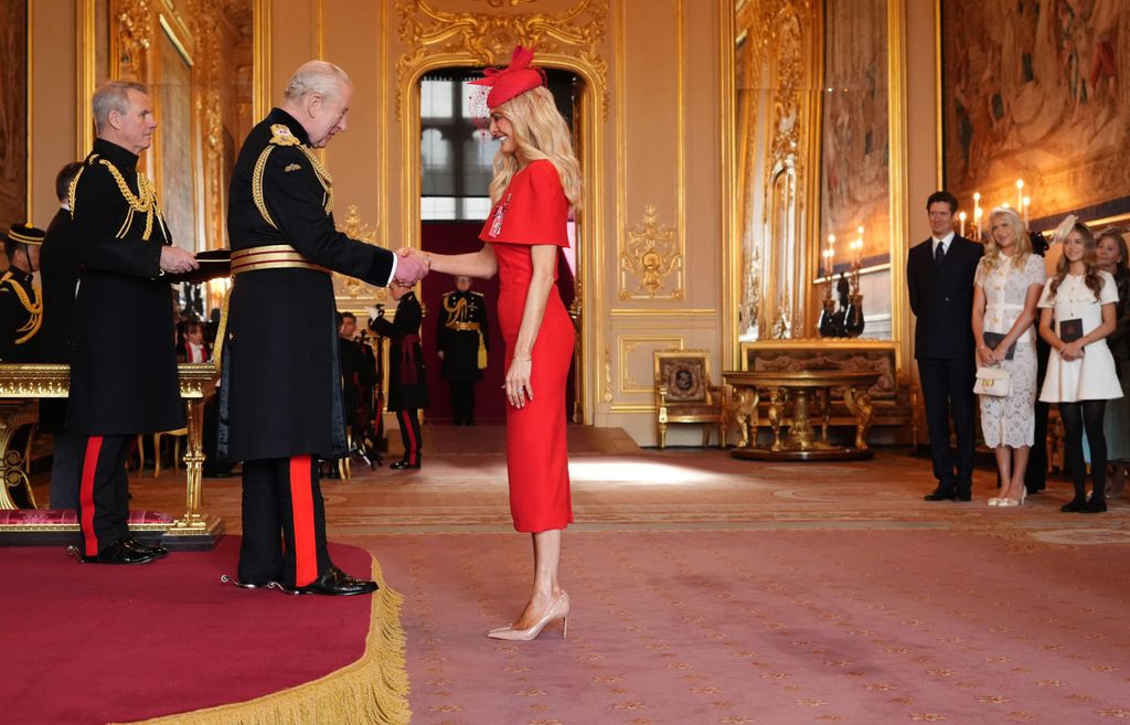 Tess Daly was joined by her daughters and husband at Windsor Castle