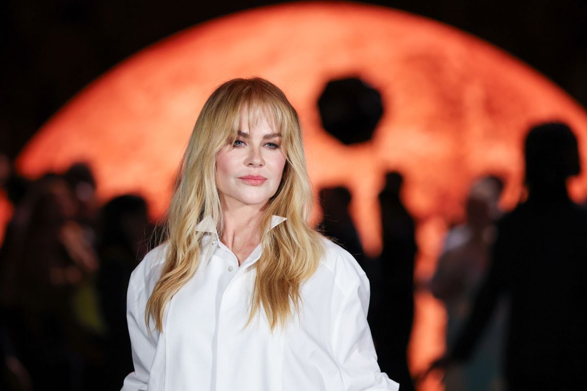Nicole Kidman attends the Chanel Womenswear Spring/Summer 2026 show as part of Paris Fashion Week on October 06, 2025 in Paris, France. (Photo by Stephane Cardinale - Corbis/Corbis via Getty Images)