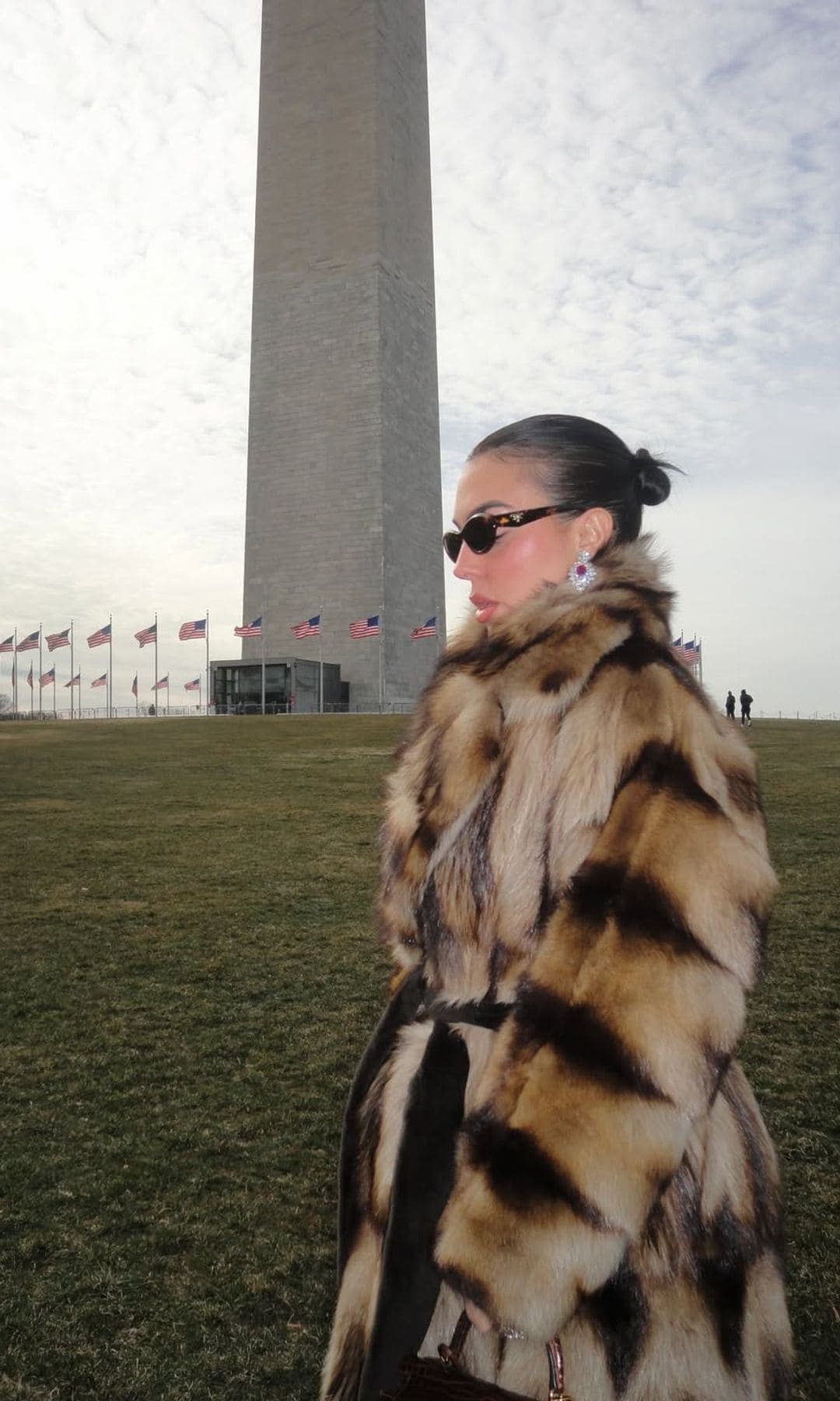 Rodriguez enjoyed her visit to D.C., visiting various monuments 