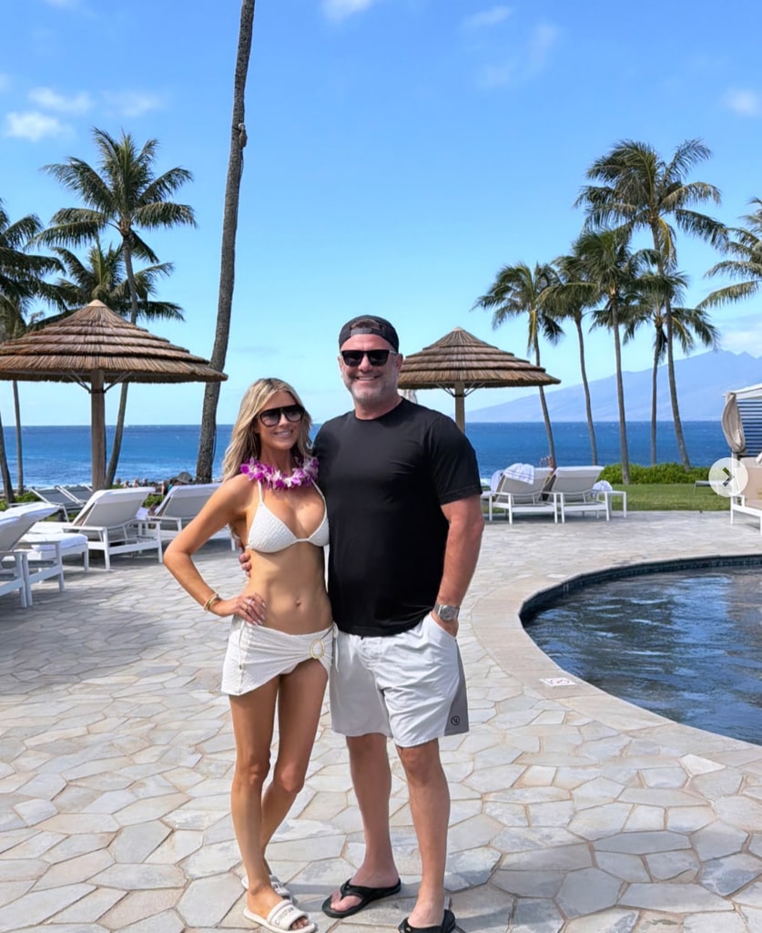 Christina Haack on on vacation with her boyfriend Christopher Larrocca