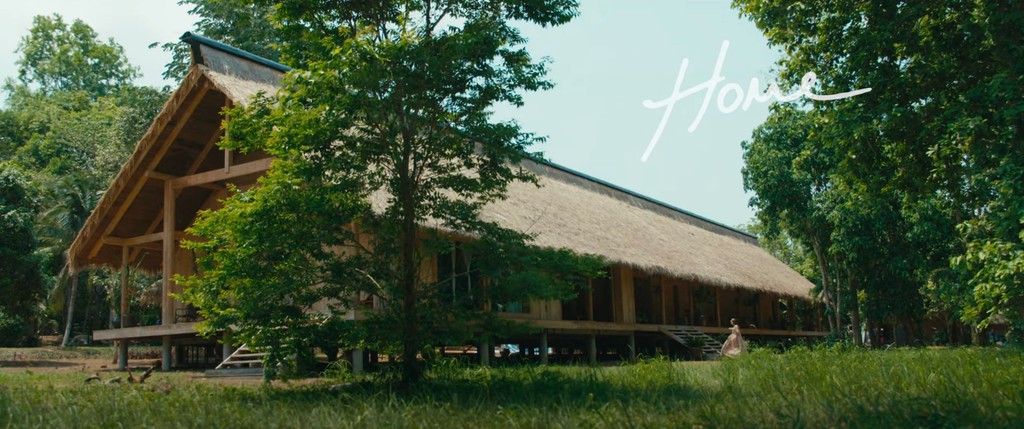 Angelina Jolie's home in Cambodia, featured in a promotional video for Mon Guerlain