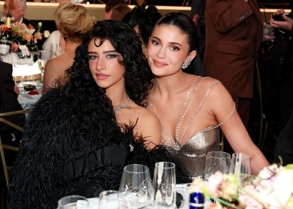 Odessa A'zion, Kylie Jenner at the 83rd Annual Golden Globes held at The Beverly Hilton 