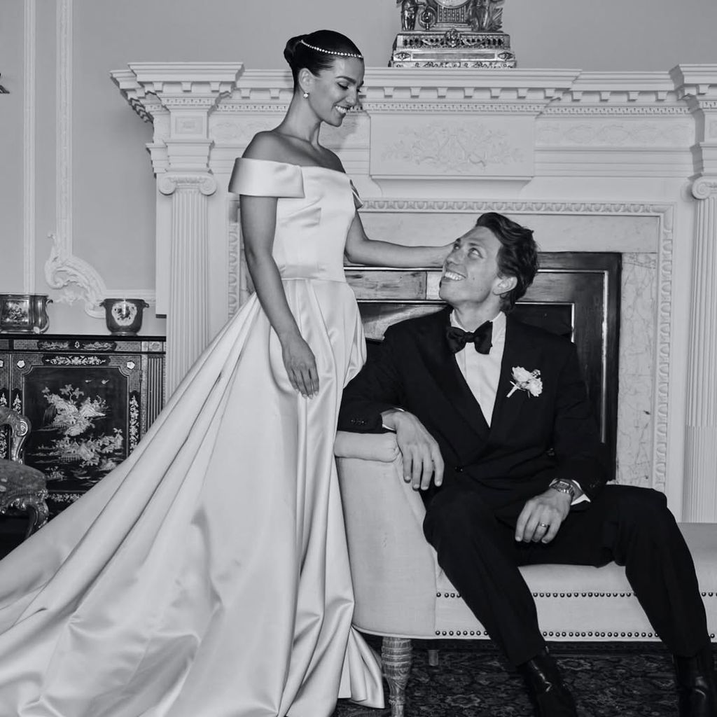 Marisa Abela on her wedding day