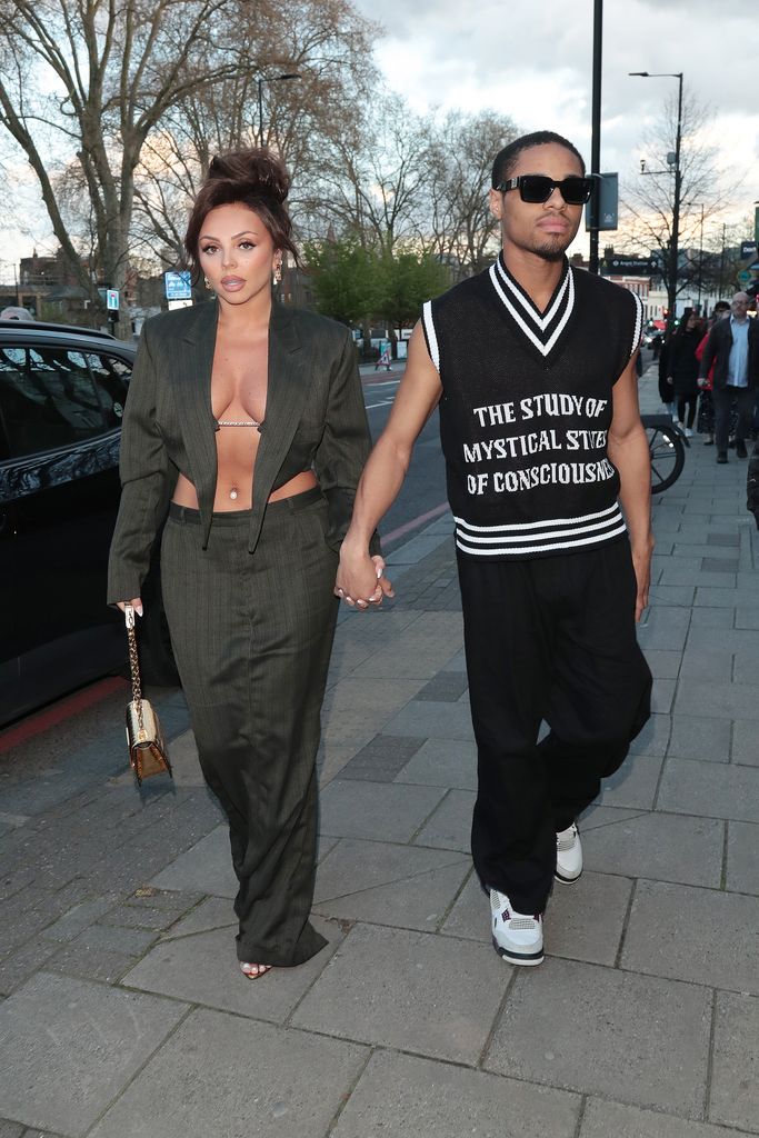 jesy nelson holding hands boyfriend zion foster