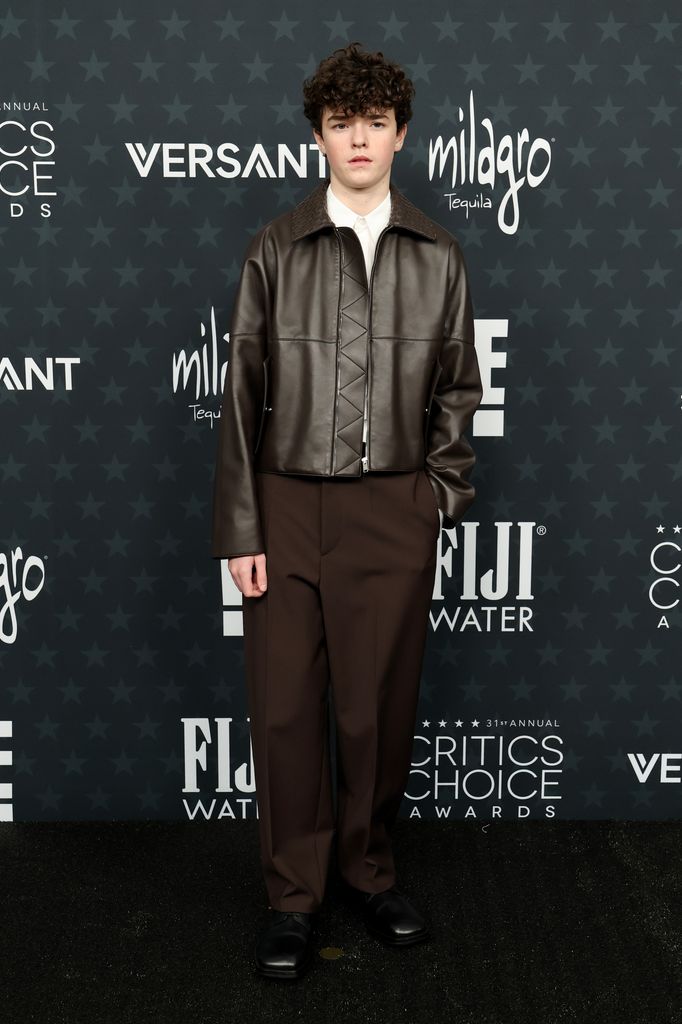 Owen Cooper attends the 31st Annual Critics Choice Awards at Barker Hangar on January 04, 2026 in Santa Monica, California.