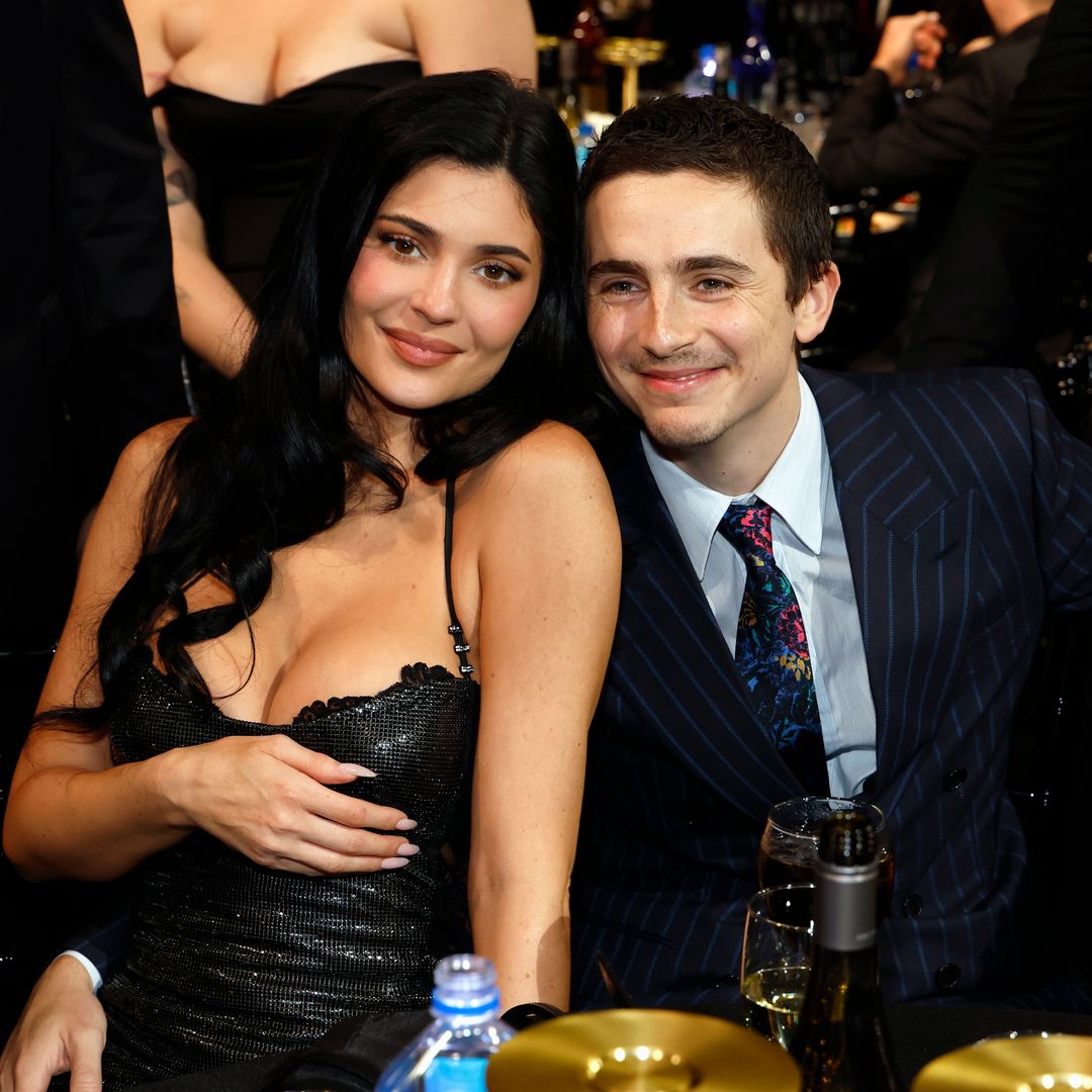 Kylie Jenner and TimothÃ©e Chalamet attend the 31st Annual Critics Choice Awards at Barker Hangar on January 04, 2026 in Santa Monica, California.