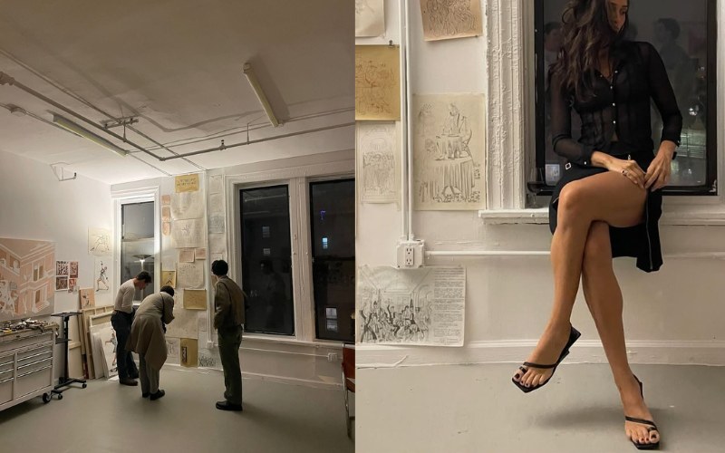 Joe and Tatiana posted from the same location in October