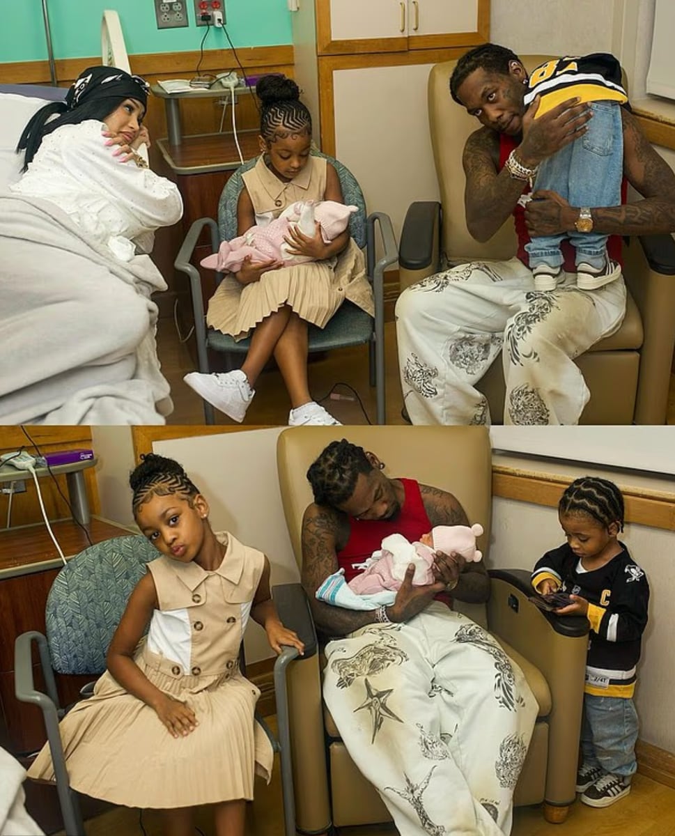 Cardi B shares three children with fellow Offset. 