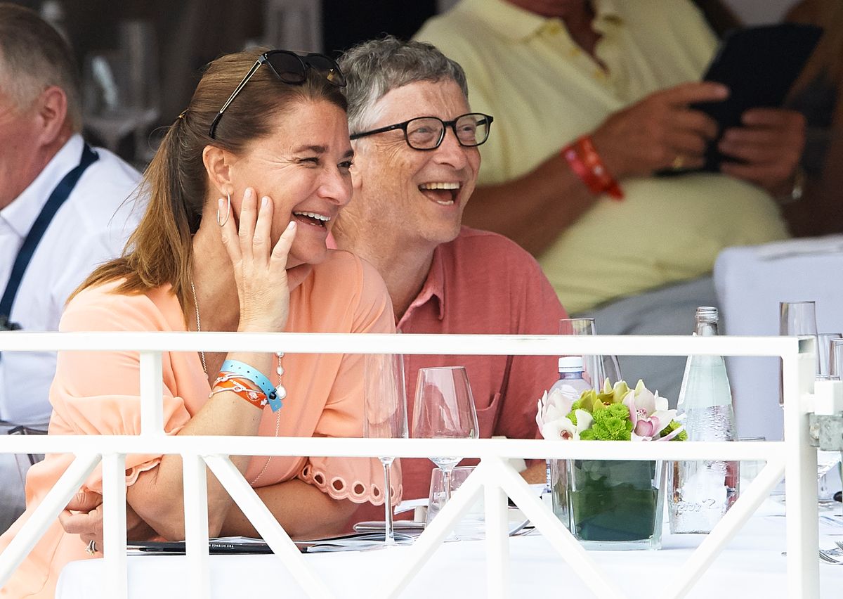Bill Gates and Melinda French