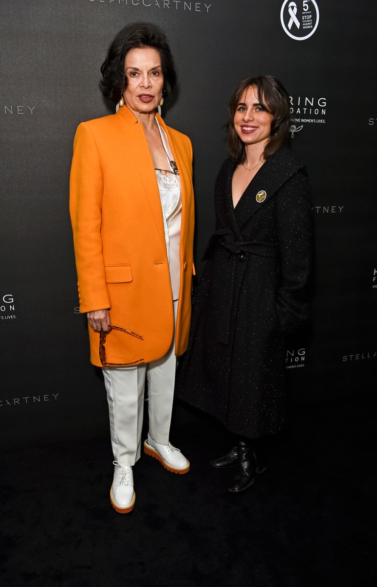 Bianca Jagger and Assisi Jackson