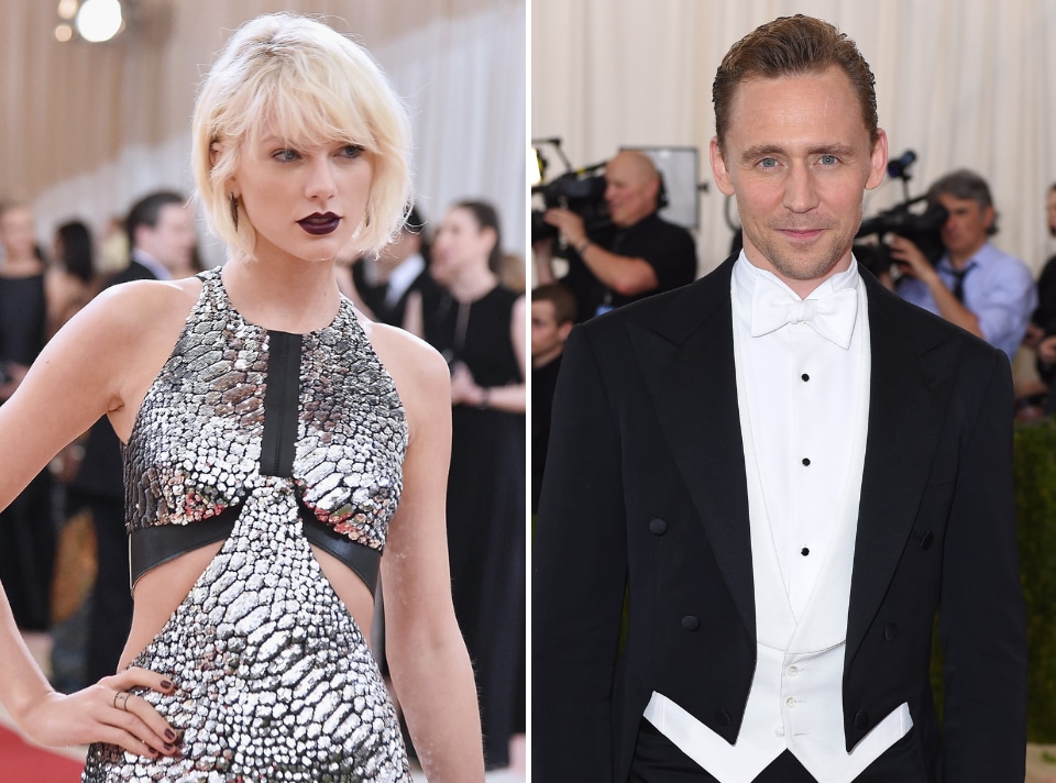 Taylor Swift and Tom Hiddleston at the Met Gala in 2016