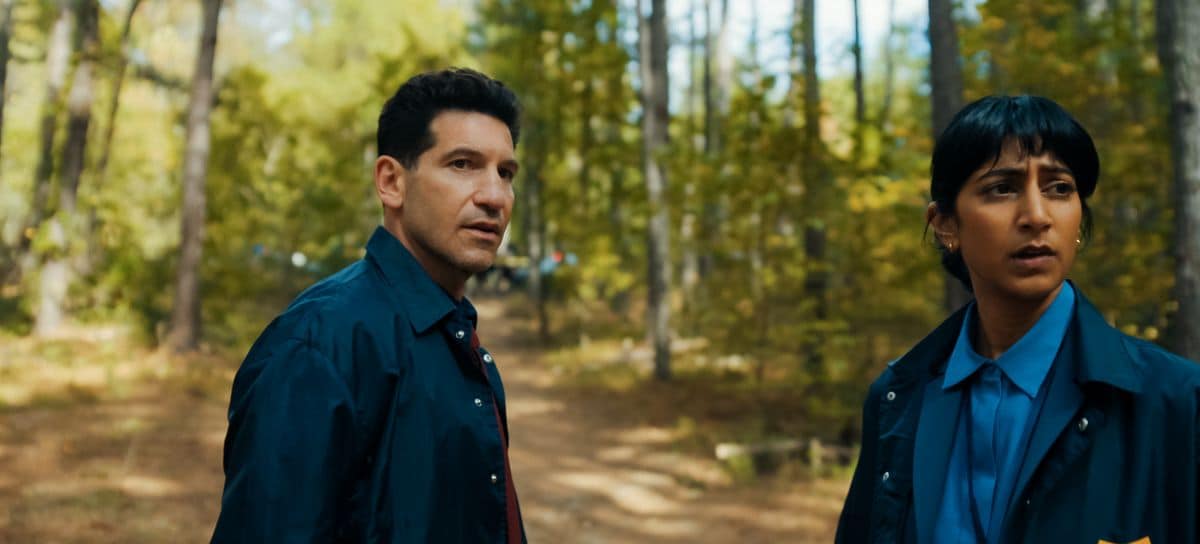Jon Bernthal and Sunita Mani in 'His & Hers'