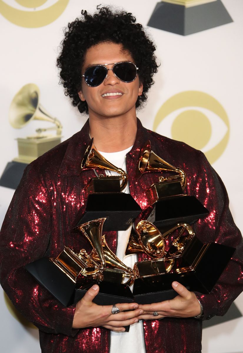 Bruno Mars is a 36 time nominated and 16 time GRAMMY winner