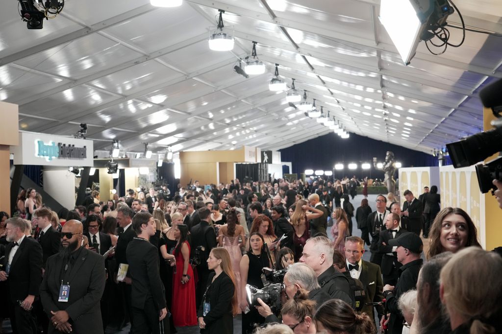 Atmosphere at the 31st Annual Screen Actors Guild Awards at Shrine Auditorium and Expo Hall on February 23, 2025 