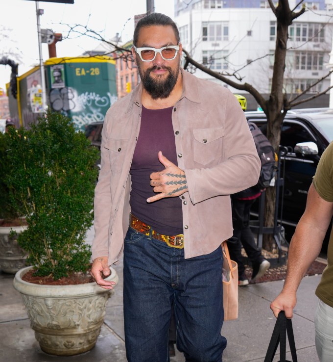 Jason Momoa in New York City