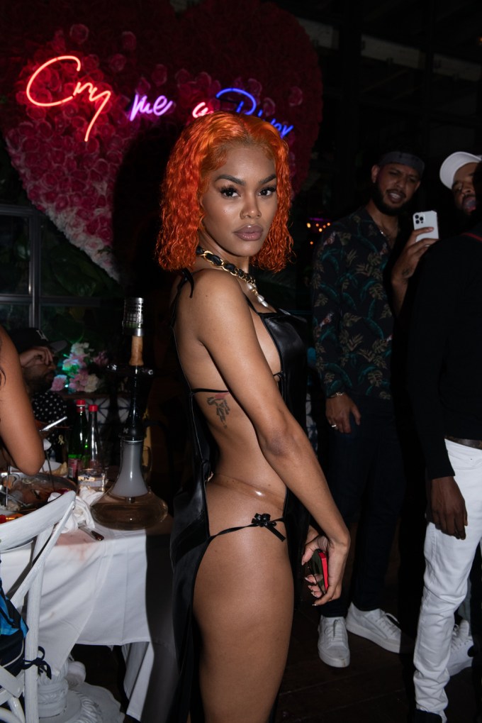 Teyana Taylor poses