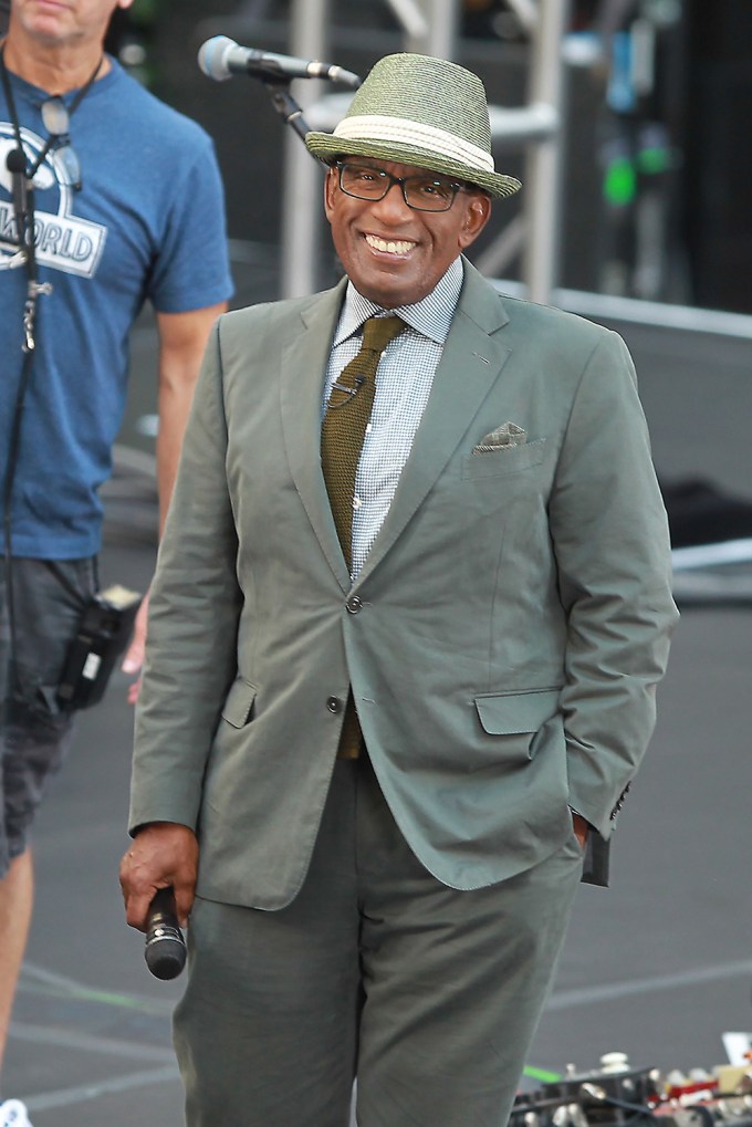 Al Roker During an Aerosmith Performance