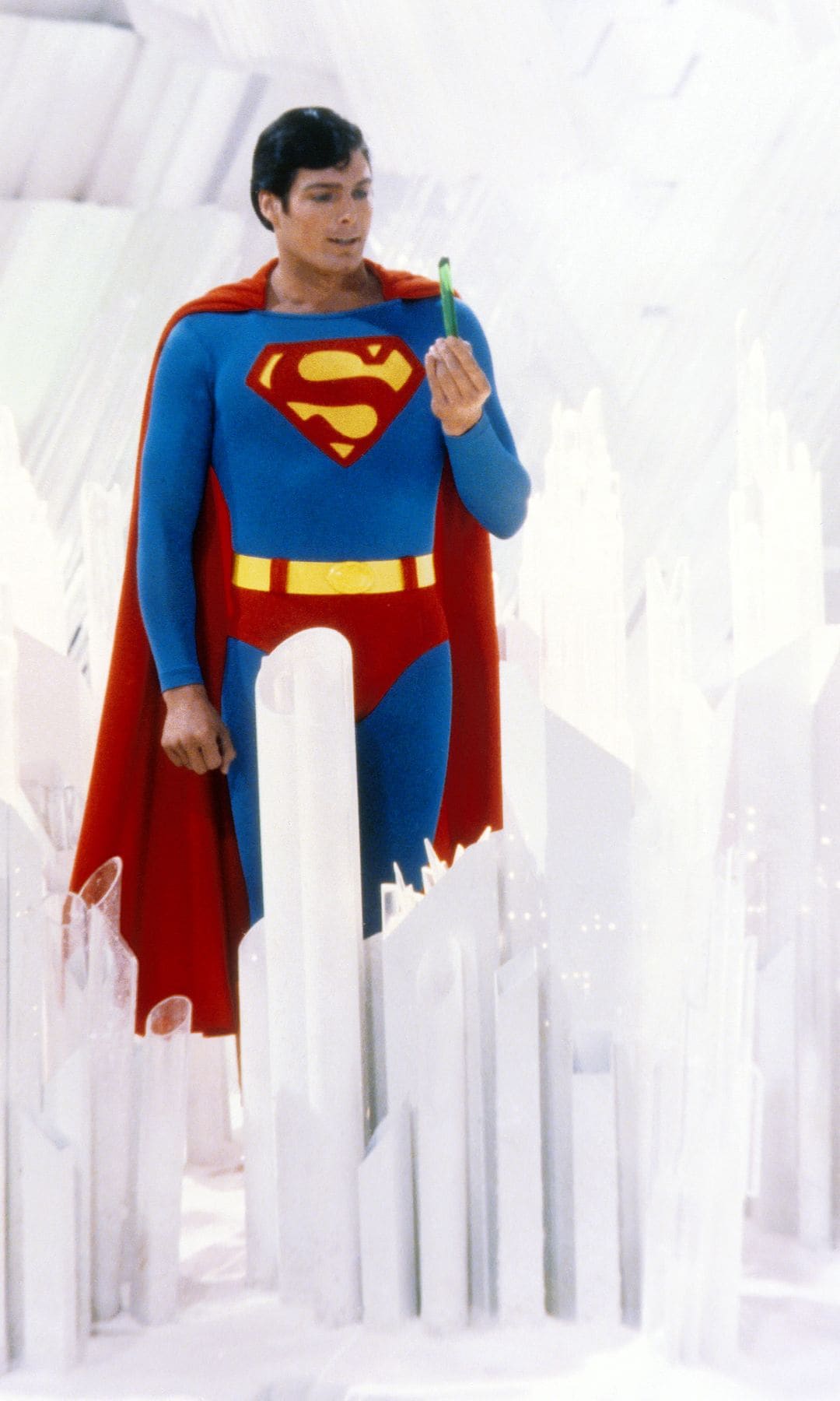 Superman, played by Christopher Reeve (1952 - 2004)
