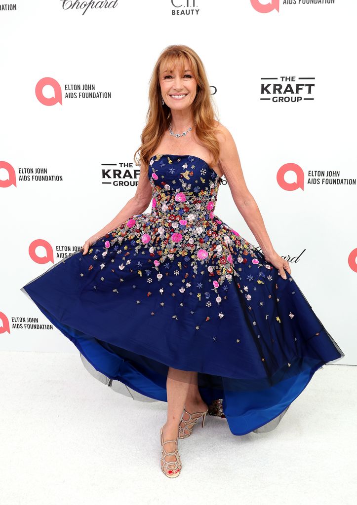 jane seymour blue gown