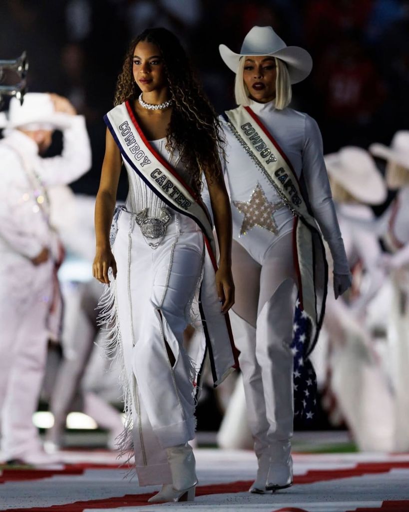 Blue Ivy dances alongside Ashley Everett