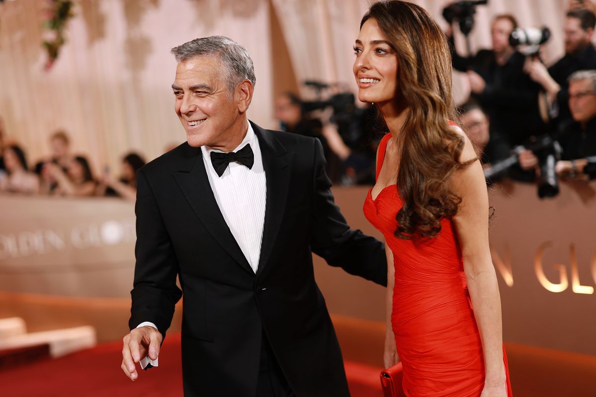 George Clooney and Amal Clooney attend the 83rd annual Golden Globe Awards at The Beverly Hilton