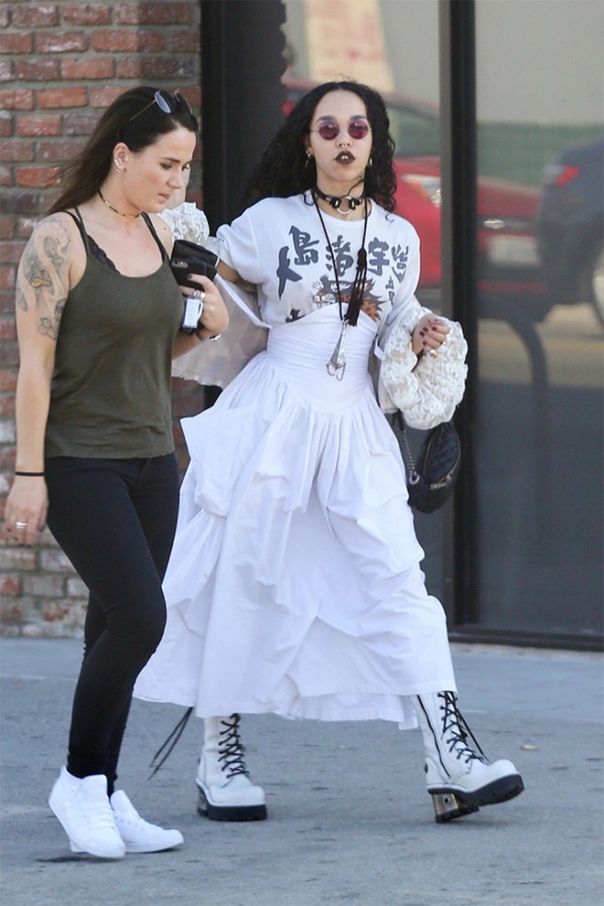 FKA Twigs Out With A Friend
