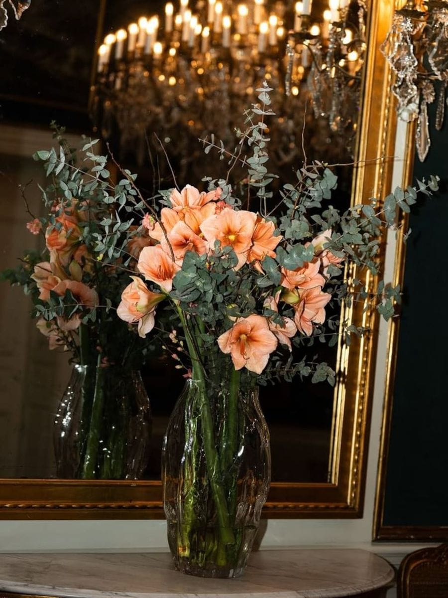 Mary had a hand in selecting the flowers that decorated the gala