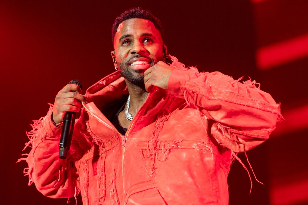 Jason Derulo performs on stage at The OVO Hydro on March 12, 2024 in Glasgow, Scotland.  (Photo by Roberto Ricciuti/Redferns)