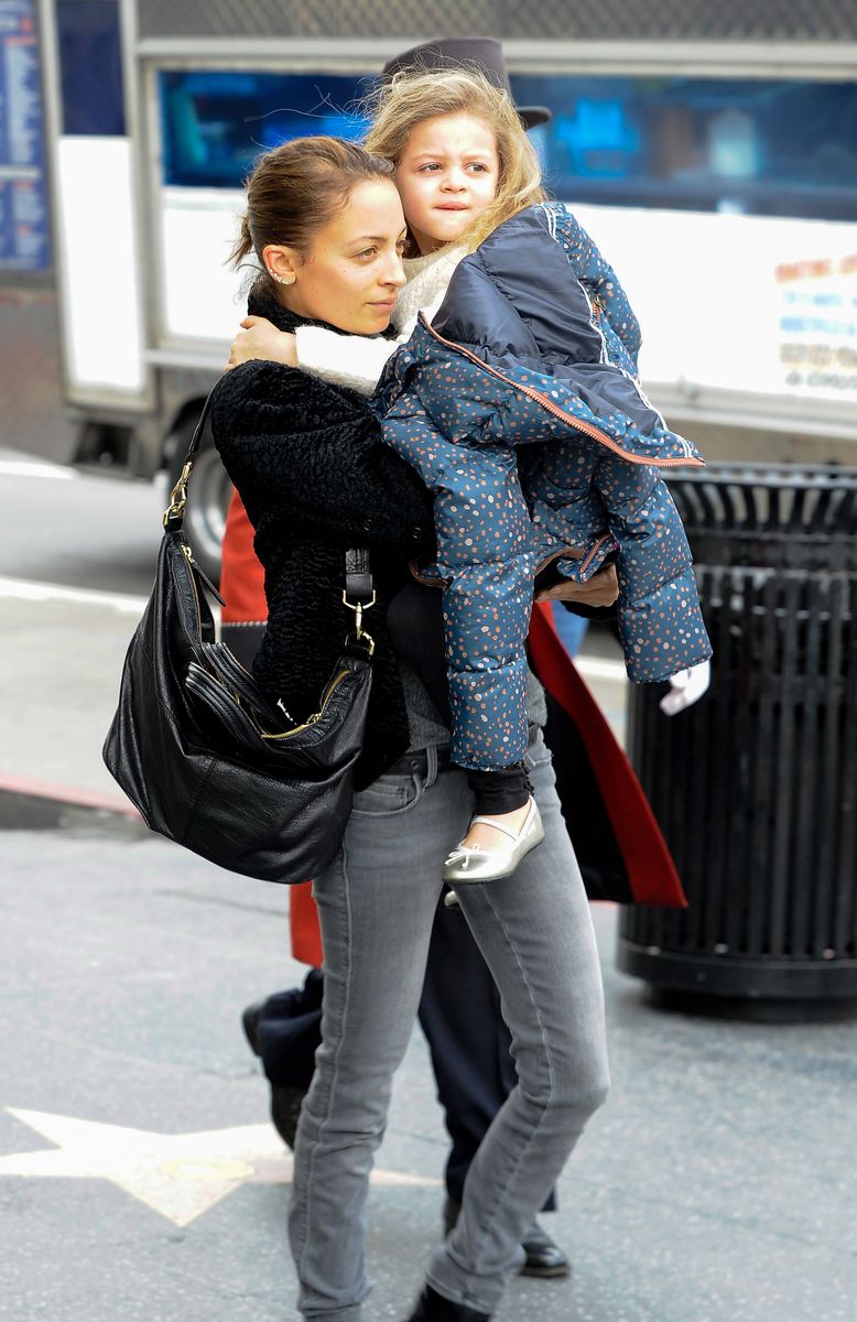  Nicole Richie and Harlow Madden are seen on February 09, 2014 in Los Angeles, California.  