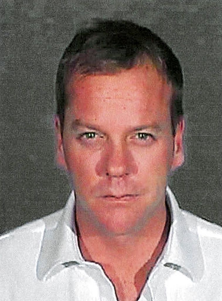 kiefer sutherland mugshot