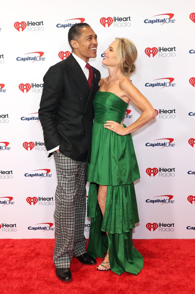 T. J. Holmes and Amy Robach attend iHeartRadio 102.7 KIIS FM's Jingle Ball 2025 at Intuit Dome on December 05, 2025 in Los Angeles, California