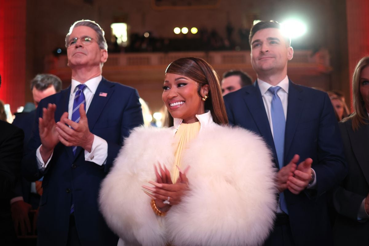 “I will say that I am probably the president’s No. 1 fan,” Minaj told the audience at a Treasury Department-hosted summit in Washington. 